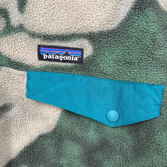 Patagonia Spice Garden Floral Hawaiian Synchilla Snap-T Fleece Medium - Picture 4 of 4